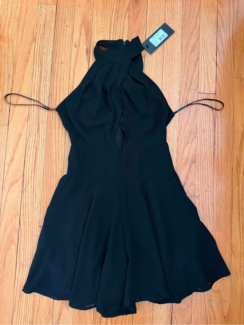 Guess by Marciano Black Halter Mini Dress